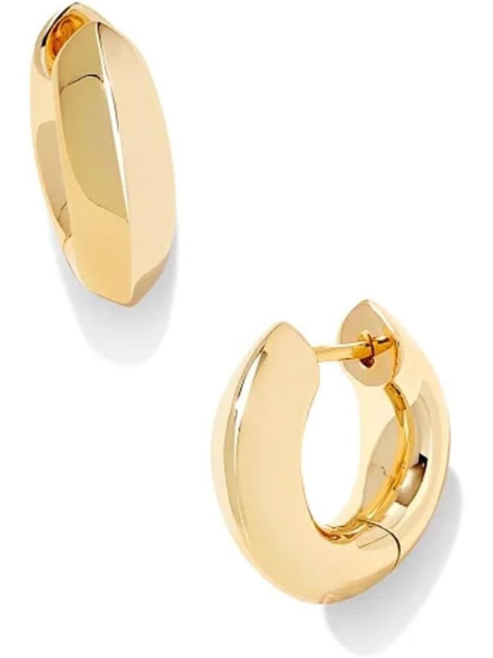 Chic Metal Huggie Earrings for Women | Stylish Fashion Jewelry Accessory